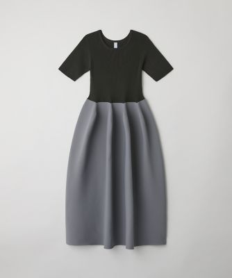 POTTERY CUPRO SHORT SLEEVE DRESS
